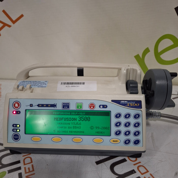 Smiths Medical Medfusion 3500 Syringe Infusion Pump