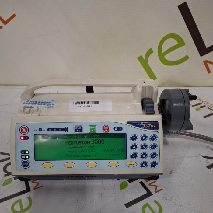 Smiths Medical Medfusion 3500 Syringe Infusion Pump