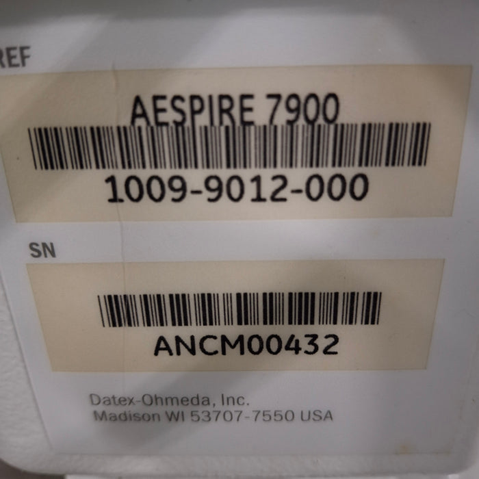 Datex-Ohmeda Aespire 7900 Anesthesia Unit