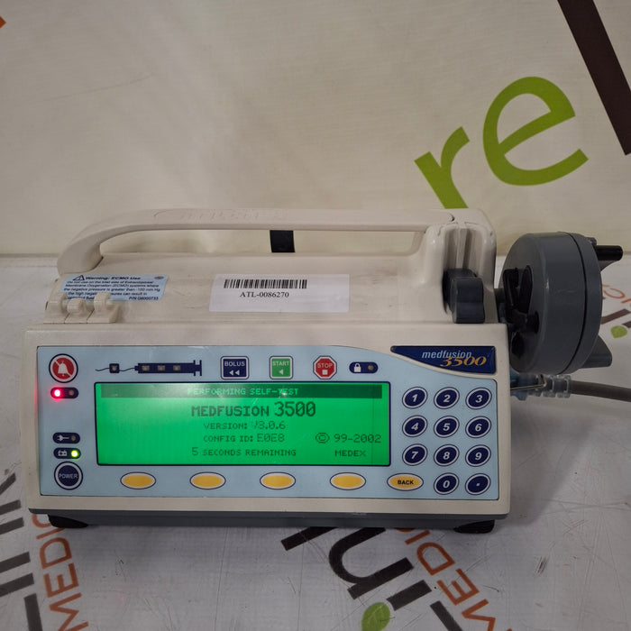 Smiths Medical Medfusion 3500 Syringe Infusion Pump