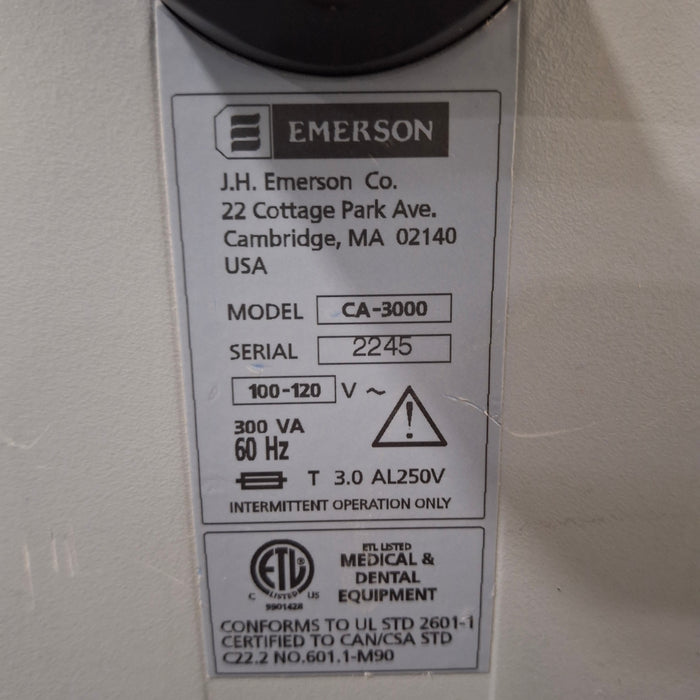 J.H. EMERSON COMPANY CA-3000 Cough Assist