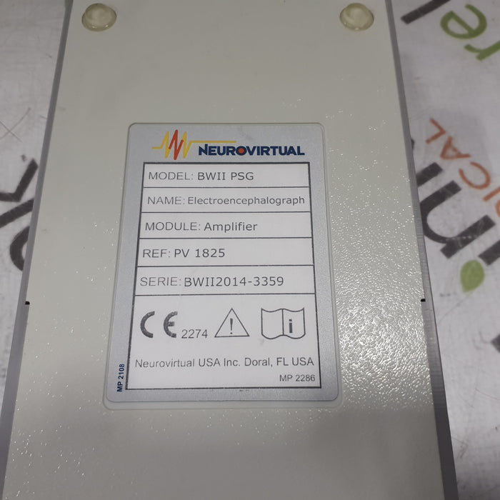 Neurovirtual USA Inc BWII PSG Electroencephalograph