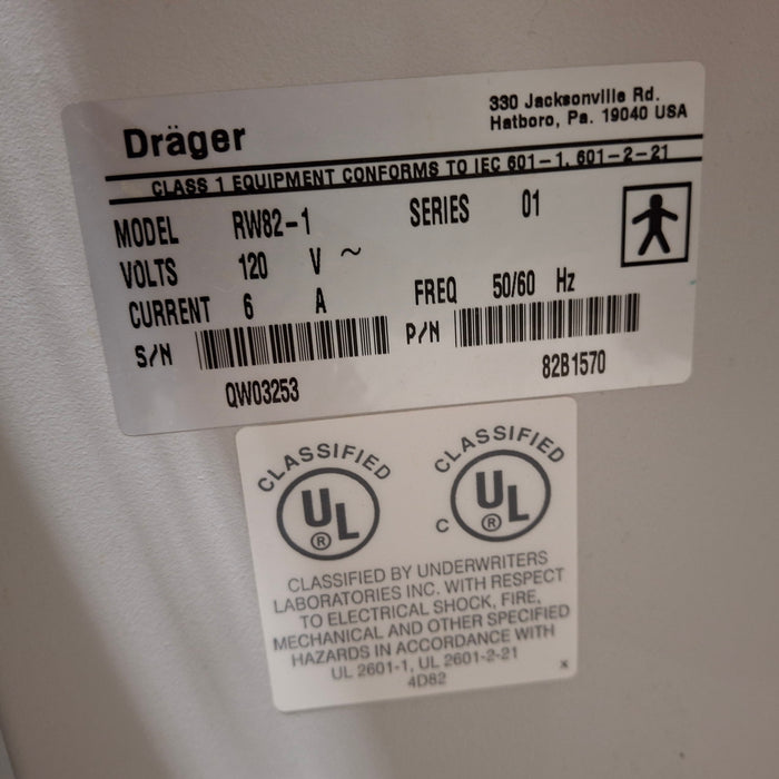Draeger Medical Resuscitaire Radiant Infant Warmer