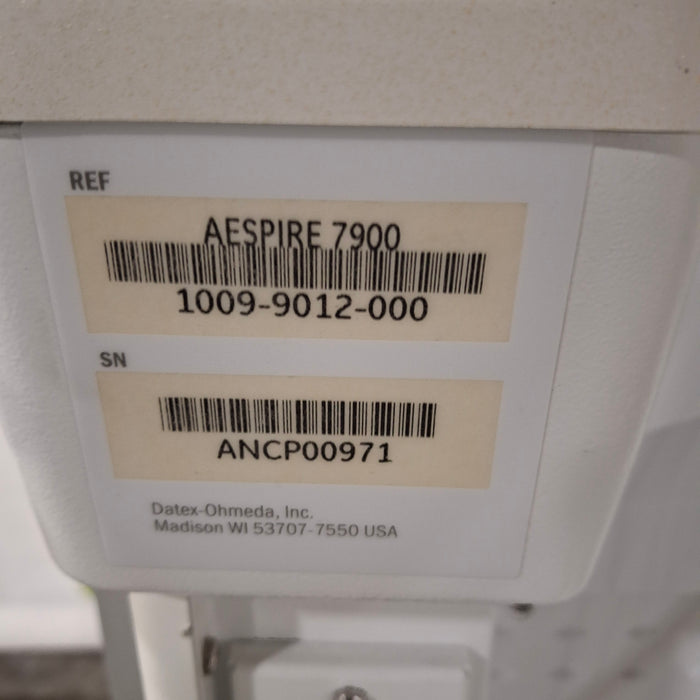 Datex-Ohmeda Aespire 7900 Anesthesia Unit