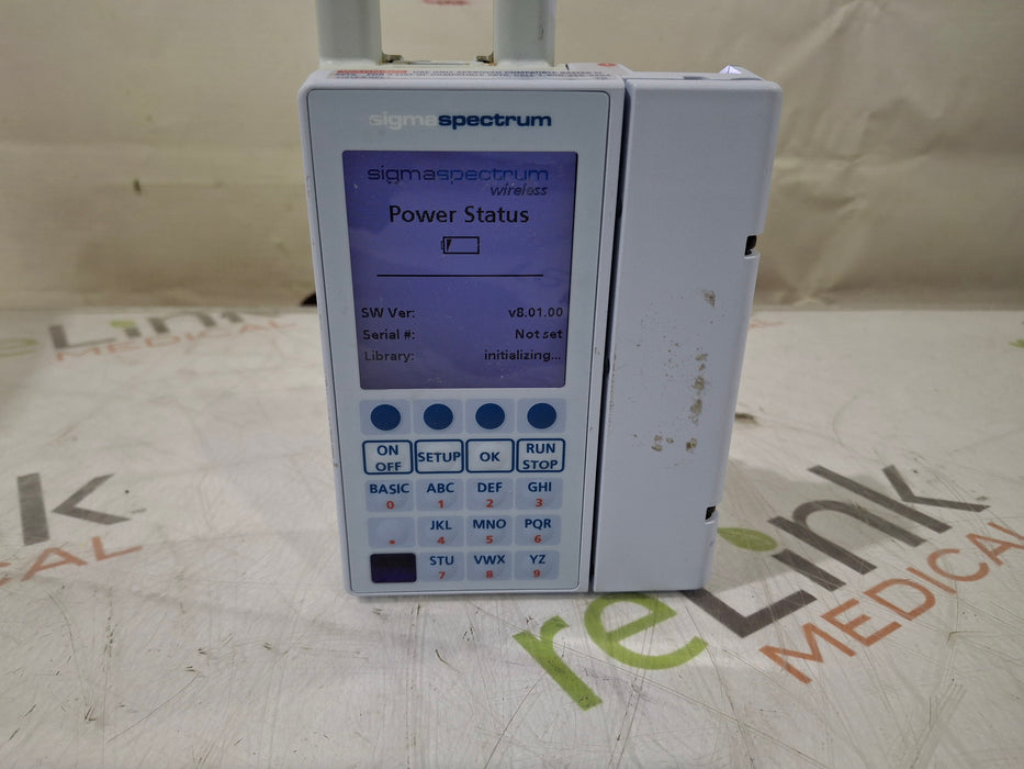 Baxter Baxter Sigma Spectrum w/ A/B/G/N Battery Infusion Pump Infusion Pump reLink Medical