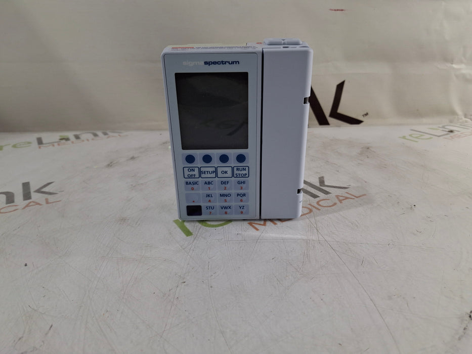 Baxter Sigma Spectrum 8.00.05 with B/G Battery Infusion Pump