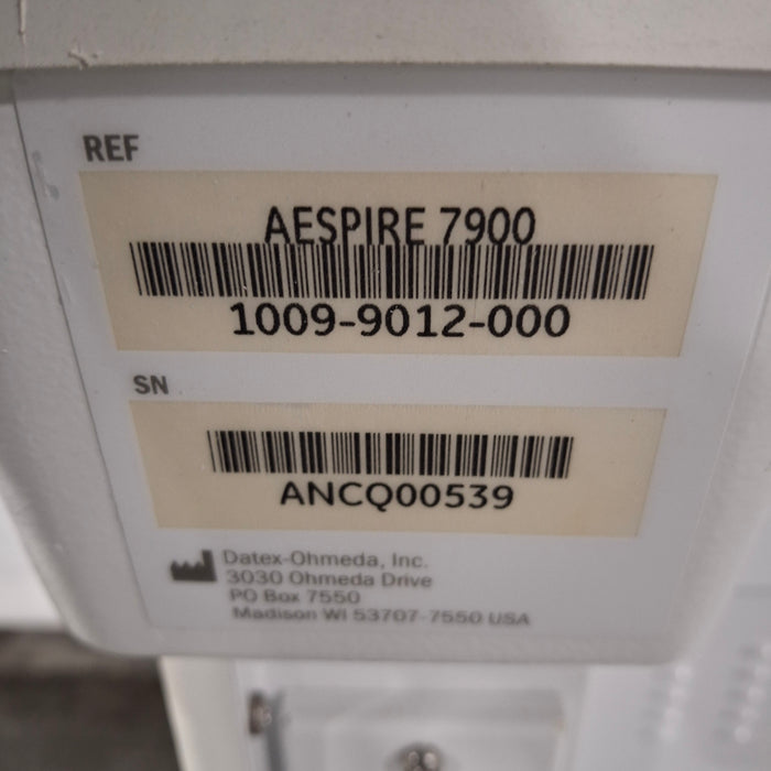 Datex-Ohmeda Aespire 7900 Anesthesia Unit