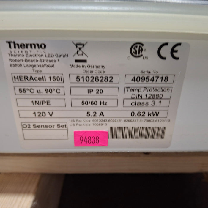 Thermo Scientific Thermo Scientific Heracell 150i CO² Incubator Research Lab reLink Medical