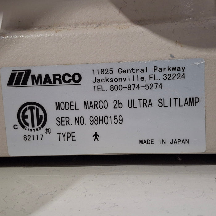 Marco Marco II B Slit Lamp Ophthalmology reLink Medical