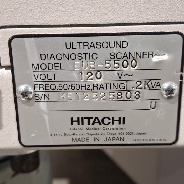 Hitachi Hitachi EUB 5500 Ultrasound Ultrasound reLink Medical