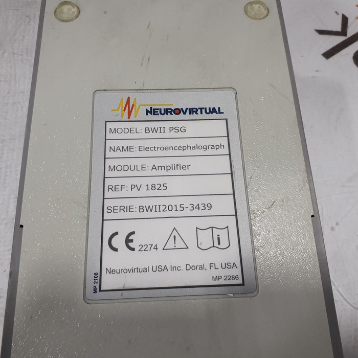 Neurovirtual USA Inc BWII PSG Electroencephalograph