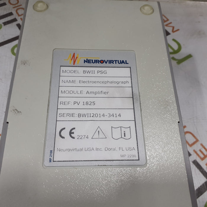 Neurovirtual USA Inc BWII PSG Electroencephalograph