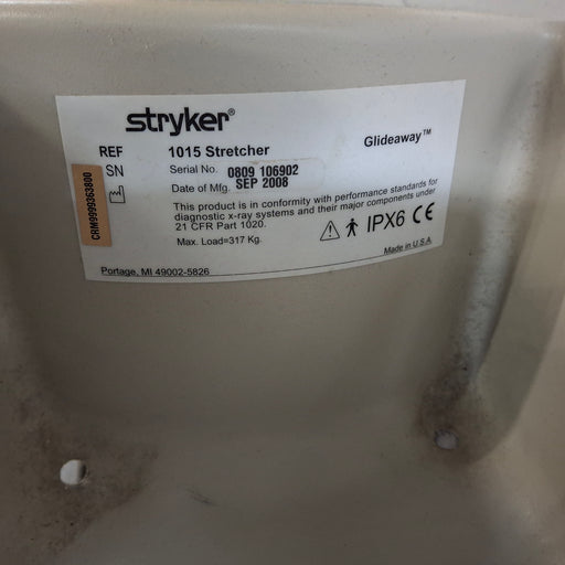 Stryker Stryker 1015 Big Wheel Glideaway Stretcher Beds & Stretchers reLink Medical