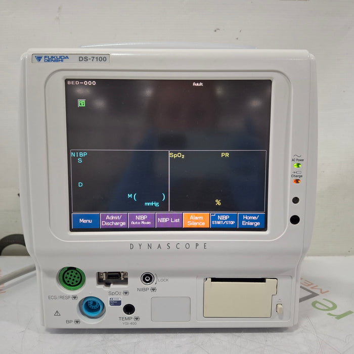 Fukuda Denshi Dynascope DS-7100 Patient Monitor