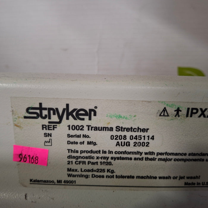 Stryker 1002 Trauma stretcher