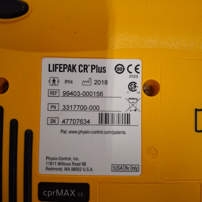 Medtronic LifePak CR Plus Defibrillator