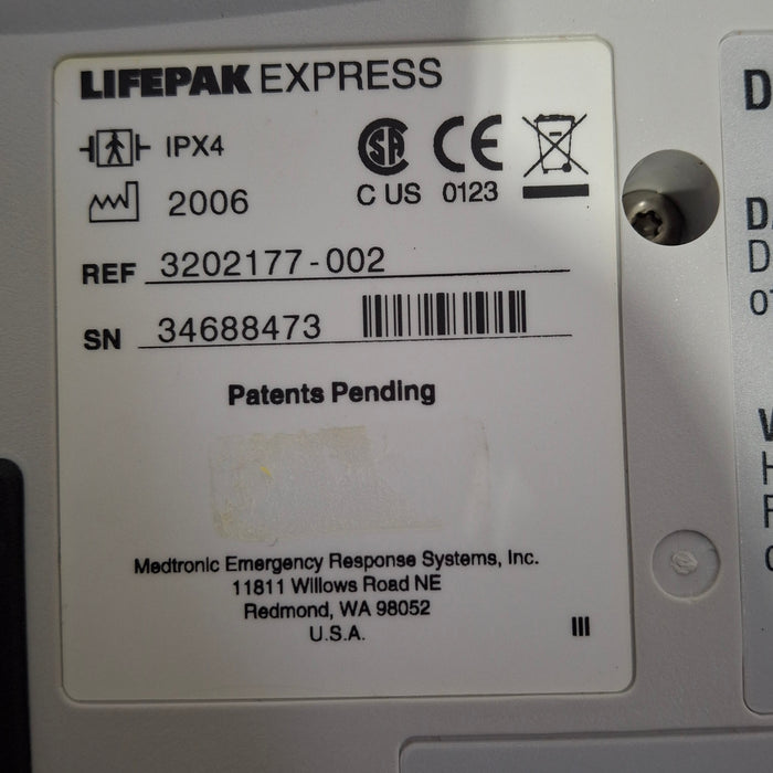 Medtronic LifePak Express Defibrillator