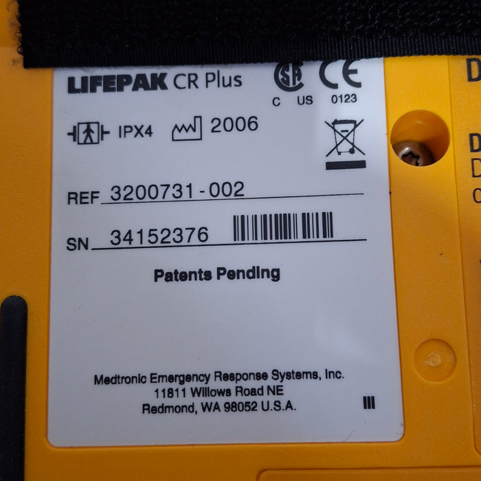 Medtronic LifePak CR Plus Defibrillator