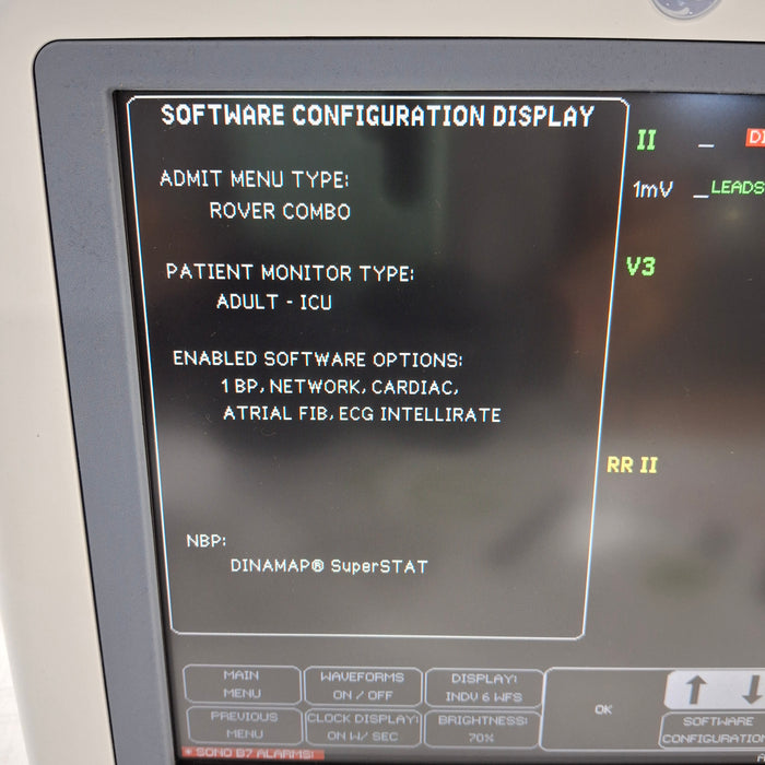 GE Healthcare Dash 4000 - Masimo SpO2 Patient Monitor