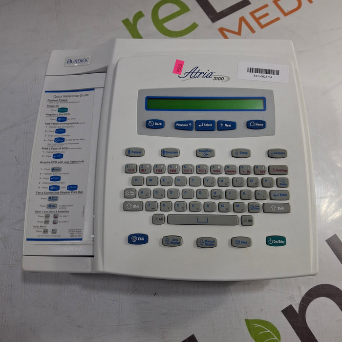 Burdick Burdick Atria 3100 ECG Cardiology reLink Medical