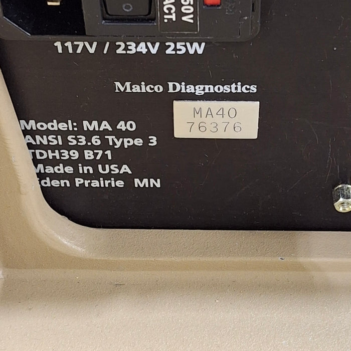 Maico MA 40 Audiometer