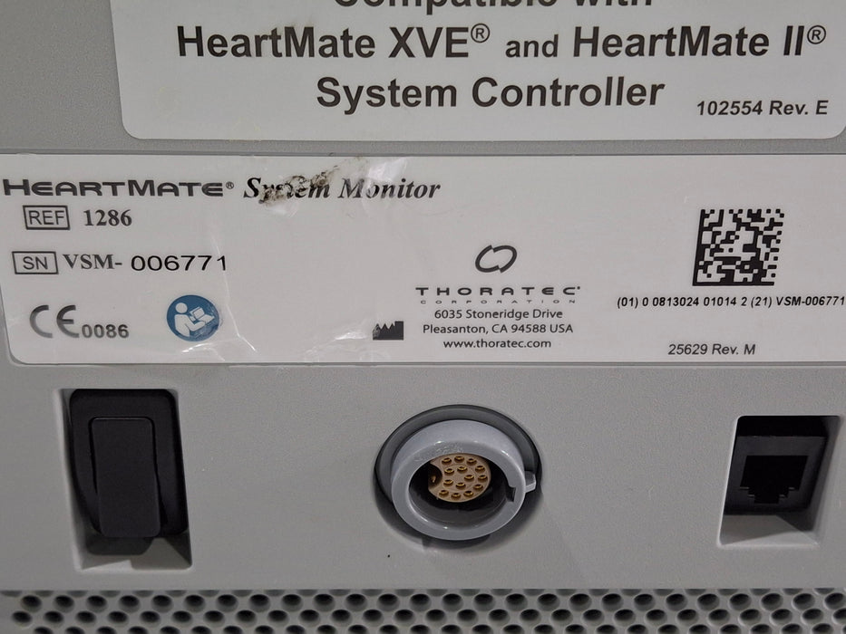 Thermo Cardiosystems Inc Heartmate System 1286 Monitor