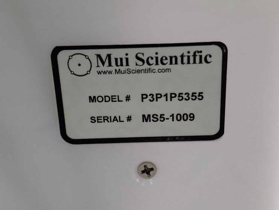 MUI Scientific P3P1P5355 Manometric Pump