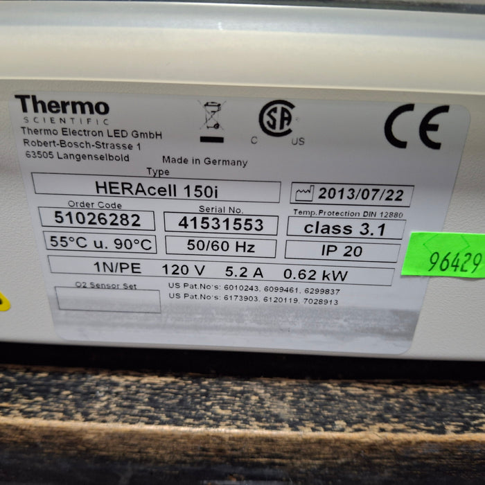 Thermo Scientific Thermo Scientific Heracell 150i CO² Incubator Research Lab reLink Medical