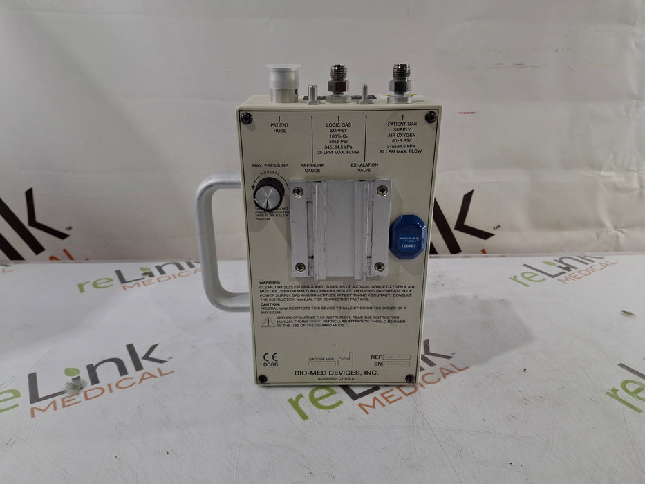 Bio-Med Devices Bio-Med Devices IC-2A Transport Ventilator Respiratory reLink Medical