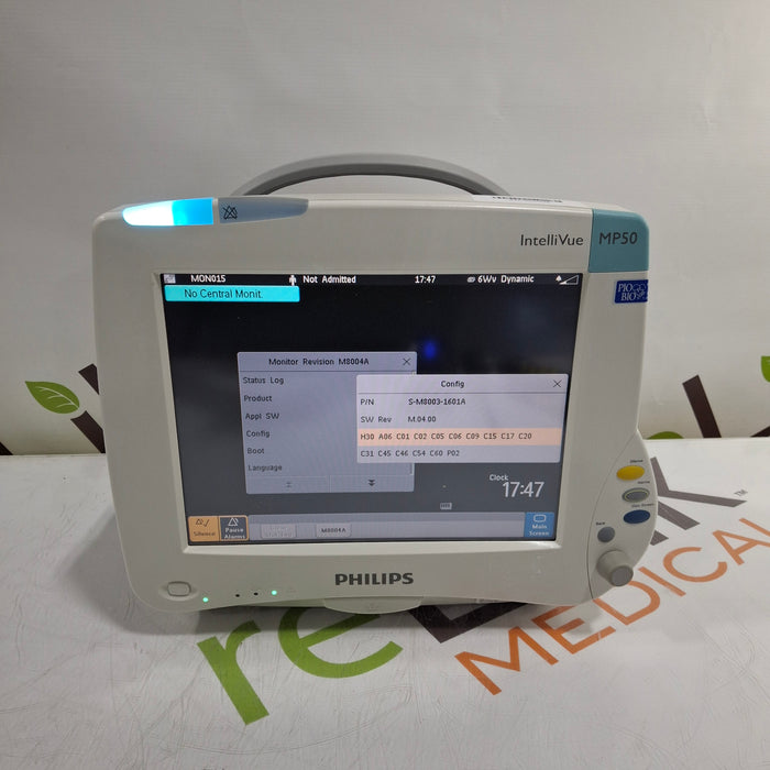 Philips IntelliVue MP50 Patient Monitor