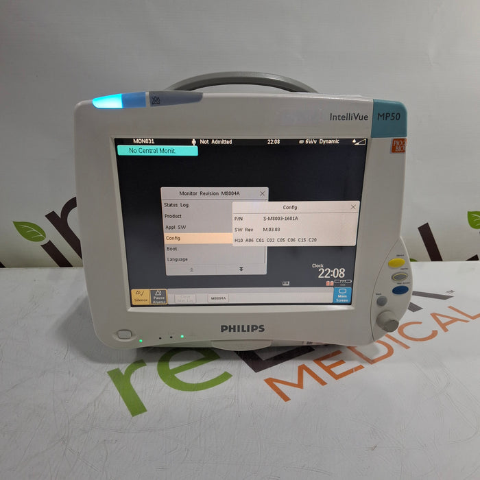 Philips IntelliVue MP50 Patient Monitor