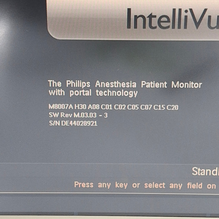 Philips IntelliVue MP70 - Anesthesia Patient Monitor