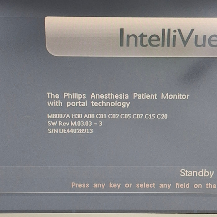 Philips IntelliVue MP70 - Anesthesia Patient Monitor