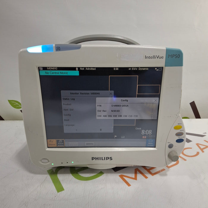 Philips IntelliVue MP50 Patient Monitor