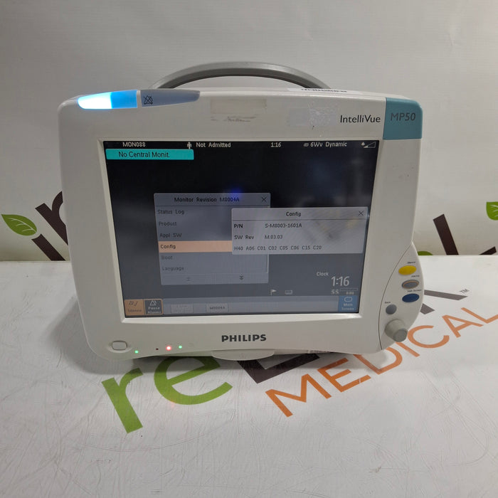 Philips IntelliVue MP50 Patient Monitor