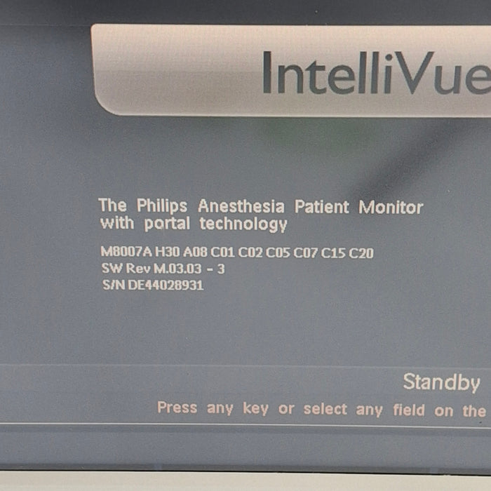 Philips IntelliVue MP70 - Anesthesia Patient Monitor