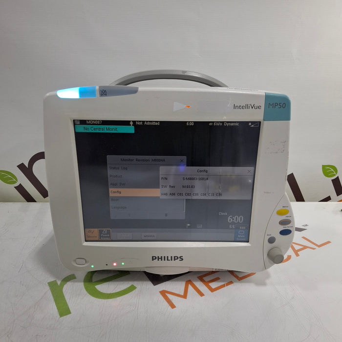 Philips IntelliVue MP50 Patient Monitor