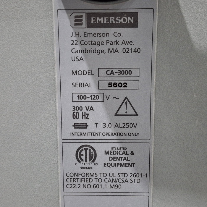 J.H. EMERSON COMPANY CA-3000 Cough Assist