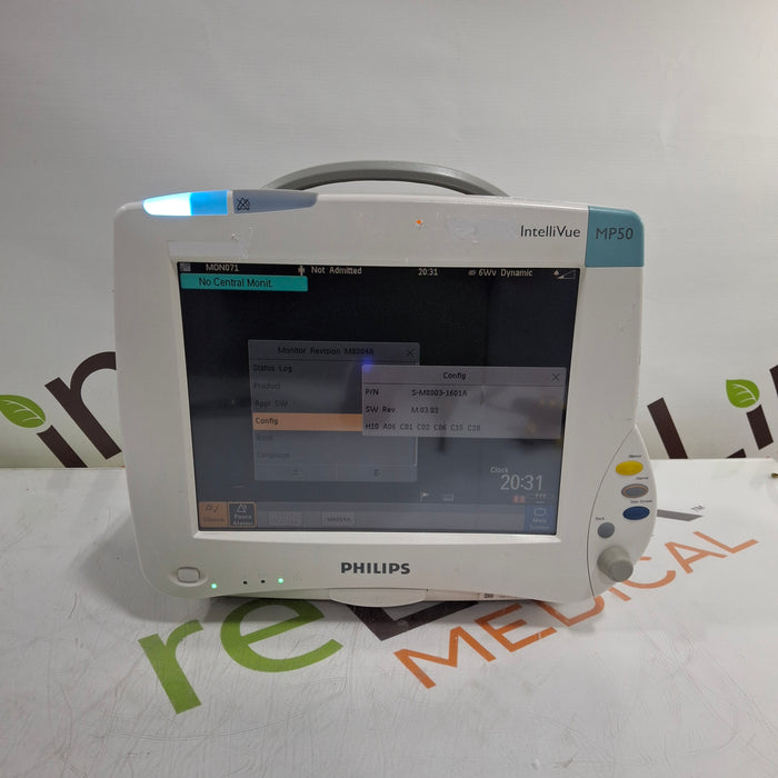 Philips IntelliVue MP50 Patient Monitor