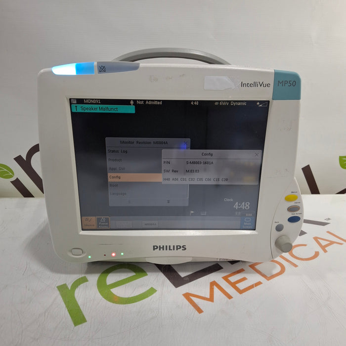 Philips IntelliVue MP50 Patient Monitor