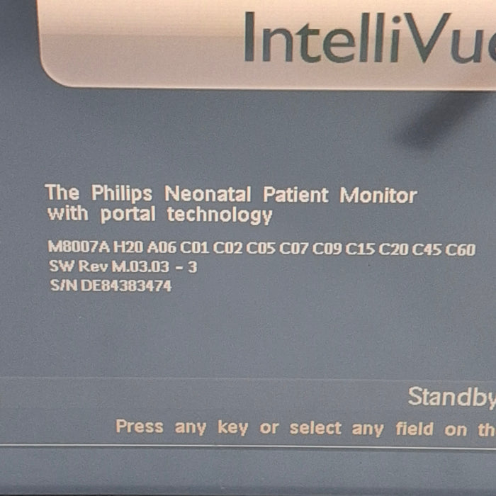 Philips IntelliVue MP70 - Neonatal Patient Monitor