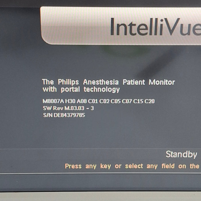 Philips IntelliVue MP70 - Anesthesia Patient Monitor