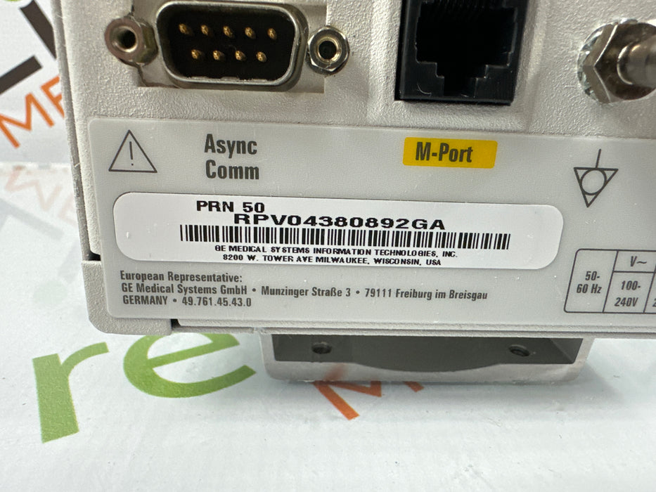 GE Healthcare GE Healthcare PRN 50-M Printer Recorder Patient Monitors reLink Medical