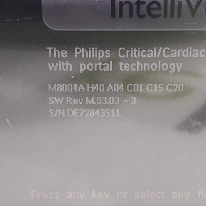 Philips IntelliVue MP50 Patient Monitor