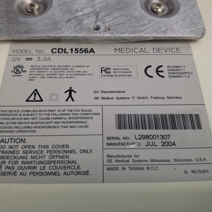 GE Healthcare GE Healthcare CDL1556A Display Patient Monitors reLink Medical