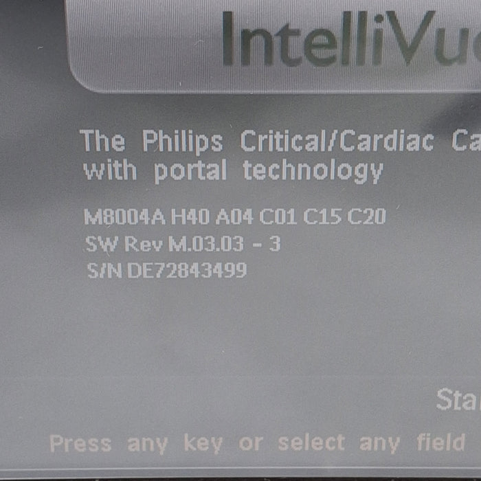 Philips IntelliVue MP50 Patient Monitor