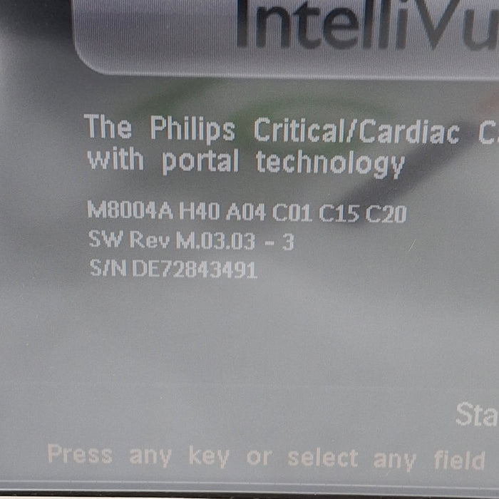 Philips IntelliVue MP50 Patient Monitor