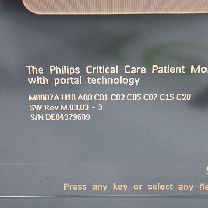 Philips IntelliVue MP70 Patient Monitor