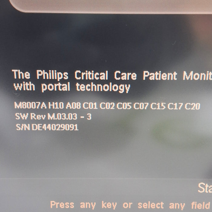 Philips IntelliVue MP70 Patient Monitor