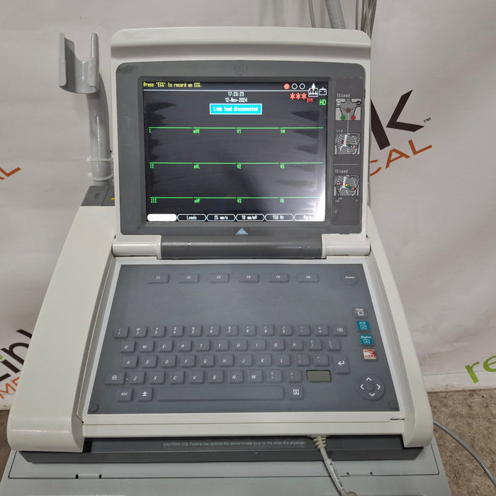GE Healthcare MAC 5500 HD with CAM Module ECG System